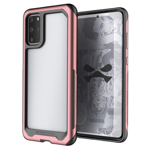 Galaxy S20 Plus Military Grade Aluminum Case | Atomic Slim Series [Pink] (Color in image: Pink)