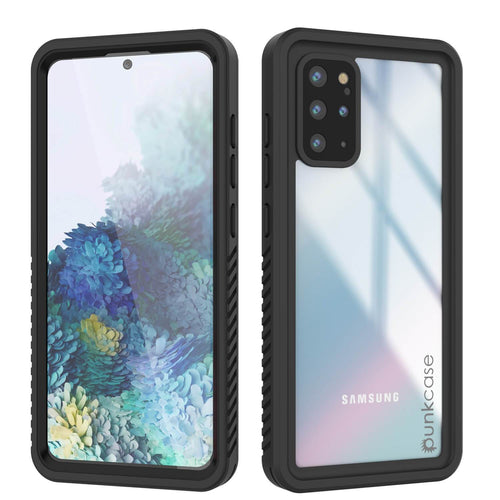 Galaxy S20+ Plus Water/Shockproof [Extreme Series] With Screen Protector Case [Black] (Color in image: Black)