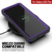 Charger l&#39;image dans la galerie, Galaxy S20+ Plus Water/Shockproof [Extreme Series] Slim Screen Protector Case [Purple] (Color in image: Light Green)
