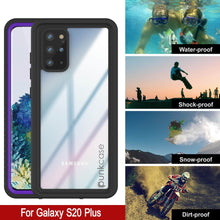 Charger l&#39;image dans la galerie, Galaxy S20+ Plus Water/Shockproof [Extreme Series] Slim Screen Protector Case [Purple] (Color in image: Teal)

