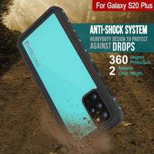 Load image into Gallery viewer, Galaxy S20+ Plus Waterproof Case PunkCase StudStar Teal Thin 6.6ft Underwater IP68 Shock/Snow Proof (Color in image: pink)
