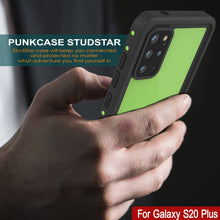 Charger l&#39;image dans la galerie, Galaxy S20+ Plus Waterproof Case PunkCase StudStar Light Green Thin 6.6ft Underwater IP68 ShockProof (Color in image: white)
