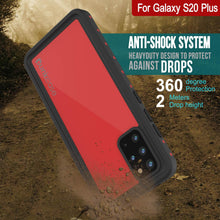 Load image into Gallery viewer, Galaxy S20+ Plus Waterproof Case PunkCase StudStar Red Thin 6.6ft Underwater IP68 Shock/Snow Proof (Color in image: pink)
