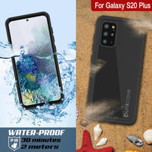 Load image into Gallery viewer, Galaxy S20+ Plus Waterproof Case PunkCase StudStar Teal Thin 6.6ft Underwater IP68 Shock/Snow Proof (Color in image: light blue)
