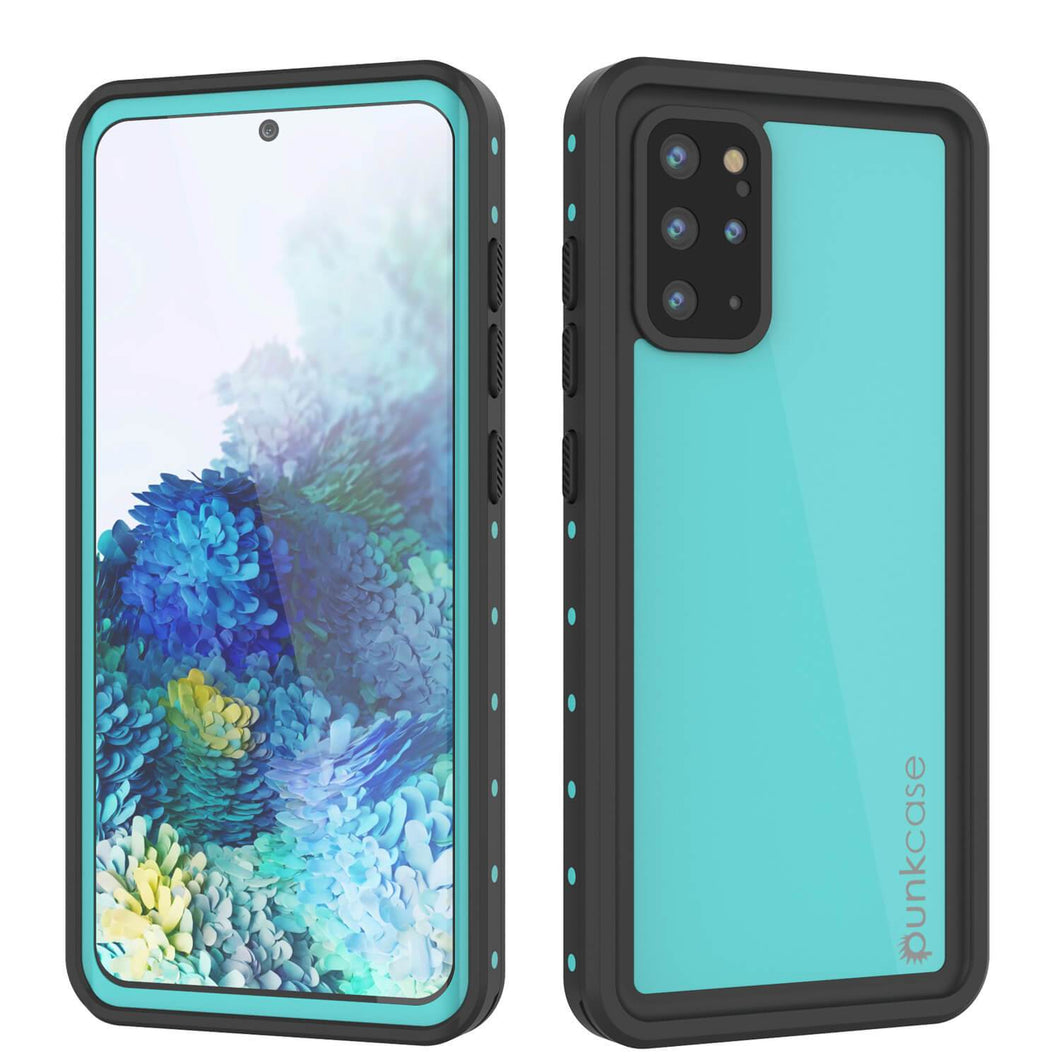 Galaxy S20+ Plus Waterproof Case PunkCase StudStar Teal Thin 6.6ft Underwater IP68 Shock/Snow Proof (Color in image: teal)
