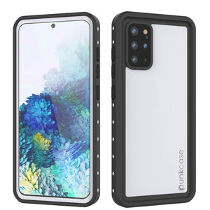 Galaxy S20+ Plus Waterproof Case, Punkcase StudStar White Thin 6.6ft Underwater IP68 Shock/Snow Proof (Color in image: white)