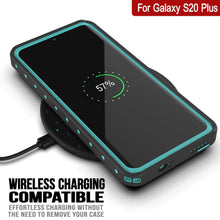 Load image into Gallery viewer, Galaxy S20+ Plus Waterproof Case PunkCase StudStar Teal Thin 6.6ft Underwater IP68 Shock/Snow Proof (Color in image: black)
