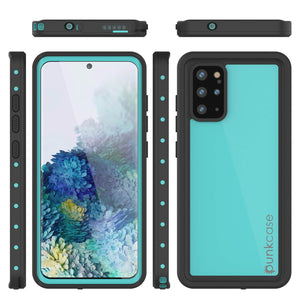 Galaxy S20+ Plus Waterproof Case PunkCase StudStar Teal Thin 6.6ft Underwater IP68 Shock/Snow Proof (Color in image: purple)
