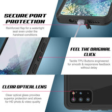 Load image into Gallery viewer, Galaxy S20+ Plus Waterproof Case PunkCase StudStar Teal Thin 6.6ft Underwater IP68 Shock/Snow Proof (Color in image: red)
