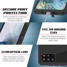 Load image into Gallery viewer, Galaxy S20+ Plus Waterproof Case, Punkcase StudStar White Thin 6.6ft Underwater IP68 Shock/Snow Proof (Color in image: red)
