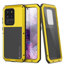 Charger l'image dans la galerie, Galaxy S20 Ultra Metal Case, Heavy Duty Military Grade Rugged Armor Cover [Neon] (Color in image: Neon)
