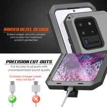 Charger l'image dans la galerie, Galaxy S20 Ultra Metal Case, Heavy Duty Military Grade Rugged Armor Cover [Silver] (Color in image: Gold)
