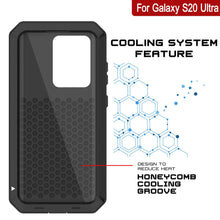 Charger l'image dans la galerie, Galaxy S20 Ultra Metal Case, Heavy Duty Military Grade Rugged Armor Cover [Black] (Color in image: White)

