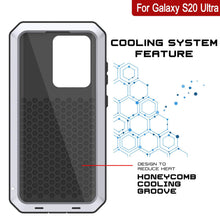Charger l'image dans la galerie, Galaxy S20 Ultra Metal Case, Heavy Duty Military Grade Rugged Armor Cover [White] (Color in image: Red)
