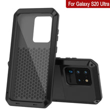 Charger l'image dans la galerie, Galaxy S20 Ultra Metal Case, Heavy Duty Military Grade Rugged Armor Cover [Black] (Color in image: Red)
