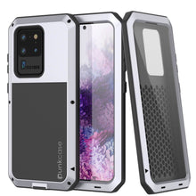 Charger l'image dans la galerie, Galaxy S20 Ultra Metal Case, Heavy Duty Military Grade Rugged Armor Cover [White] (Color in image: White)
