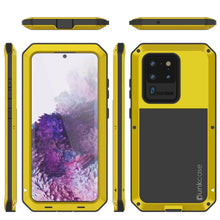 Charger l'image dans la galerie, Galaxy S20 Ultra Metal Case, Heavy Duty Military Grade Rugged Armor Cover [Neon] 
