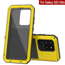 Charger l'image dans la galerie, Galaxy S20 Ultra Metal Case, Heavy Duty Military Grade Rugged Armor Cover [Neon] (Color in image: Red)
