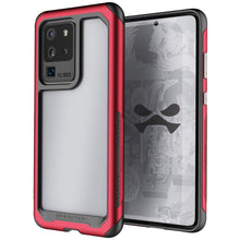 Load image into Gallery viewer, Galaxy S20 Ultra Military Grade Aluminum Case | Atomic Slim Series [Red] (Color in image: Red)
