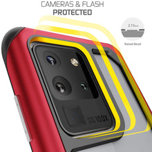 Load image into Gallery viewer, Galaxy S20 Ultra Military Grade Aluminum Case | Atomic Slim Series [Pink] (Color in image: Black)

