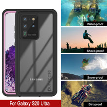 Charger l'image dans la galerie, Galaxy S20 Ultra Water/Shock/Snowproof [Extreme Series] Slim Screen Protector Case [Pink] (Color in image: Red)
