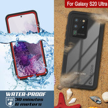 Charger l'image dans la galerie, Galaxy S20 Ultra Water/Shock/Snowproof [Extreme Series] Slim Screen Protector Case [Red] (Color in image: Black)
