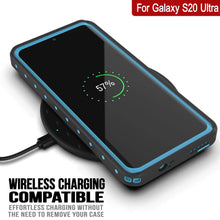 Load image into Gallery viewer, Galaxy S20 Ultra Waterproof Case PunkCase StudStar Light Blue Thin 6.6ft Underwater IP68 ShockProof (Color in image: teal)
