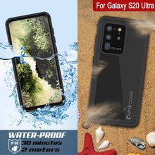 Charger l&#39;image dans la galerie, Galaxy S20 Ultra Waterproof Case PunkCase StudStar Pink Thin 6.6ft Underwater IP68 Shock/Snow Proof (Color in image: light blue)
