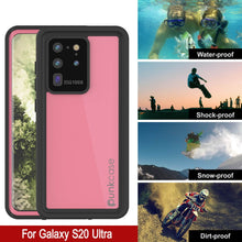 Charger l&#39;image dans la galerie, Galaxy S20 Ultra Waterproof Case PunkCase StudStar Pink Thin 6.6ft Underwater IP68 Shock/Snow Proof (Color in image: light green)
