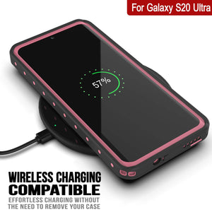 Galaxy S20 Ultra Waterproof Case PunkCase StudStar Pink Thin 6.6ft Underwater IP68 Shock/Snow Proof (Color in image: teal)