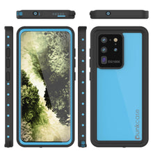 Load image into Gallery viewer, Galaxy S20 Ultra Waterproof Case PunkCase StudStar Light Blue Thin 6.6ft Underwater IP68 ShockProof (Color in image: purple)
