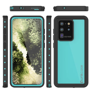 Galaxy S20 Ultra Waterproof Case PunkCase StudStar Teal Thin 6.6ft Underwater IP68 Shock/Snow Proof (Color in image: purple)