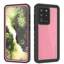 Charger l&#39;image dans la galerie, Galaxy S20 Ultra Waterproof Case PunkCase StudStar Pink Thin 6.6ft Underwater IP68 Shock/Snow Proof (Color in image: pink)
