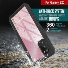 Charger l&#39;image dans la galerie, Galaxy S20 Water/Shockproof [Extreme Series] Screen Protector Case [Light Green] (Color in image: Black)
