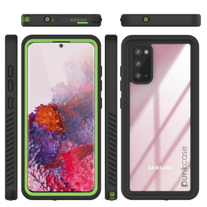 Galaxy S20 Water/Shockproof [Extreme Series] Screen Protector Case [Light Green] (Color in image: Purple)
