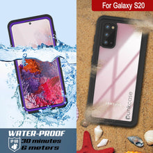 Load image into Gallery viewer, Galaxy S20 Water/Shockproof [Extreme Series] Slim Screen Protector Case [Purple] (Color in image: White)
