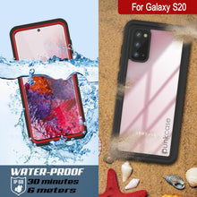 Load image into Gallery viewer, Galaxy S20 Water/Shock/Snowproof [Extreme Series] Slim Screen Protector Case [Red] (Color in image: Black)
