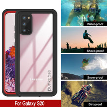 Load image into Gallery viewer, Galaxy S20 Water/Shock/Snowproof [Extreme Series] Slim Screen Protector Case [Red] (Color in image: Pink)
