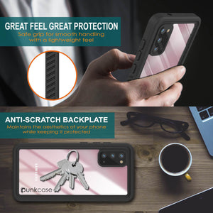 Galaxy S20 Water/Shock/Snowproof [Extreme Series]  Screen Protector Case [Teal] (Color in image: Light blue)