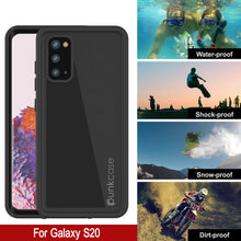 Load image into Gallery viewer, Galaxy S20 Waterproof Case PunkCase StudStar Black Thin 6.6ft Underwater IP68 Shock/Snow Proof (Color in image: light green)
