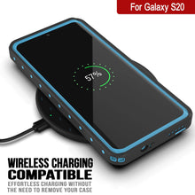 Load image into Gallery viewer, Galaxy S20 Waterproof Case PunkCase StudStar Light Blue Thin 6.6ft Underwater IP68 ShockProof (Color in image: teal)
