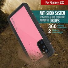 Load image into Gallery viewer, Galaxy S20 Waterproof Case PunkCase StudStar Pink Thin 6.6ft Underwater IP68 Shock/Snow Proof (Color in image: black)

