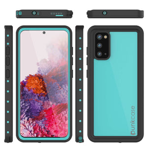 Galaxy S20 Waterproof Case PunkCase StudStar Teal Thin 6.6ft Underwater IP68 Shock/Snow Proof (Color in image: purple)