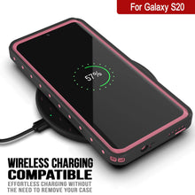 Load image into Gallery viewer, Galaxy S20 Waterproof Case PunkCase StudStar Pink Thin 6.6ft Underwater IP68 Shock/Snow Proof (Color in image: teal)
