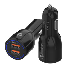 Load image into Gallery viewer, Ghostek® NRGcharge QuickCharge 2.0 Rapid High-speed Fast Wall Car Black Charger w/ Micro USB Cable (Color in image: black)
