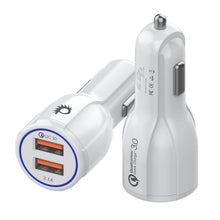 Load image into Gallery viewer, Ghostek® NRGcharge QuickCharge 2.0 Rapid High-speed Fast Wall Car White Charger w/ Micro USB Cable (Color in image: white)
