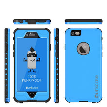 Load image into Gallery viewer, iPhone 6s/6 Waterproof Case, PunkCase StudStar Light Blue w/ Attached Screen Protector | Warranty (Color in image: black)
