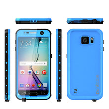 Load image into Gallery viewer, Galaxy S6 Waterproof Case PunkCase StudStar Light Blue Thin 6.6ft Underwater IP68 Shock/Dirt Proof (Color in image: pink)
