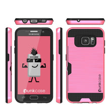 Load image into Gallery viewer, Galaxy s7 EDGE Case PunkCase SLOT Pink Series Slim Armor Soft Cover Case (Color in image: Grey)
