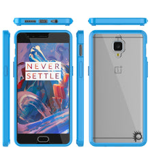 Load image into Gallery viewer, OnePlus 3 Case Punkcase® LUCID 2.0 Light Blue Series w/ SHIELD GLASS Lifetime Warranty Exchange (Color in image: black)
